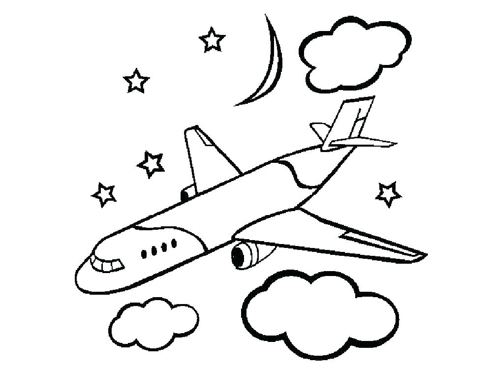 1000x750 Coloring Pages Airplane Airplane Coloring Pages Coloring Pages