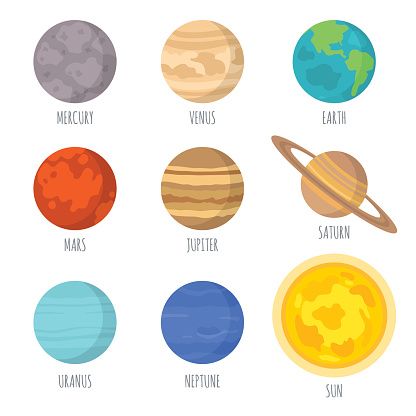 Solar System Planets Drawing | Free download on ClipArtMag