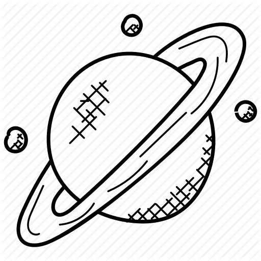 512x512 Planet, Planetary Science, Saturn, Solar System, Space Icon