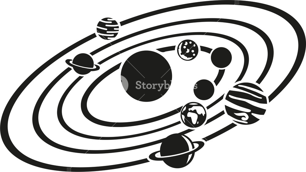 1000x563 Solar System Planets Royalty Free Stock Image