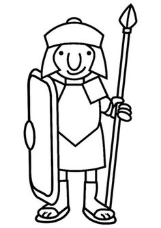 236x333 Roman Warriors Clipart Easy Drawing
