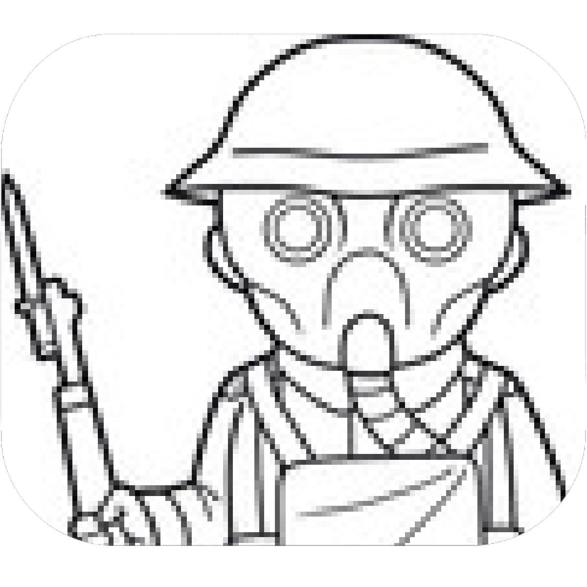 1200x1200 British Soldier Cartoon Drawing