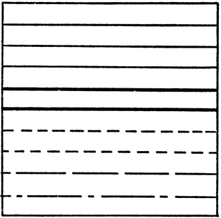 320x316 Horizontal Solid And Dashed Line Drawing Exercise Clipart Etc