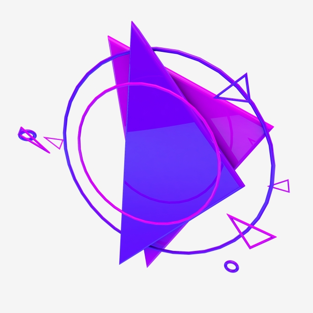 640x640 Solid Geometric Triangle Ring Background Board Decorative