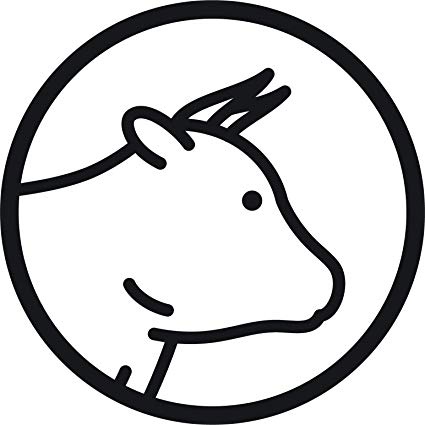 425x425 Simple Animal Meat Logo Line Drawing Food Culinary