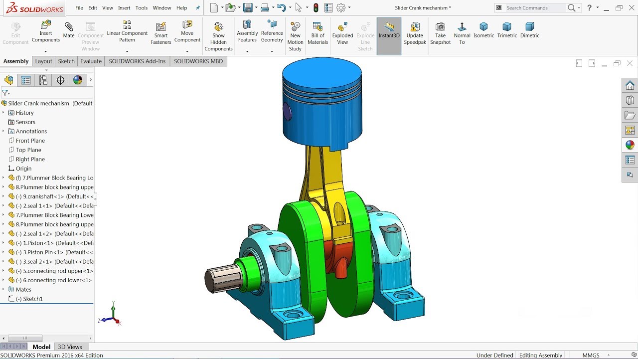 Solidworks Assembly Drawing Exploded View | Free Download On ClipArtMag