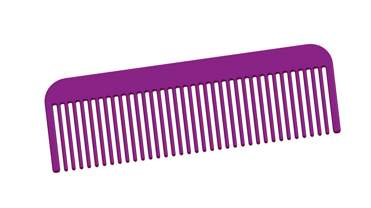 1280x720 How To Draw Hair Comb
