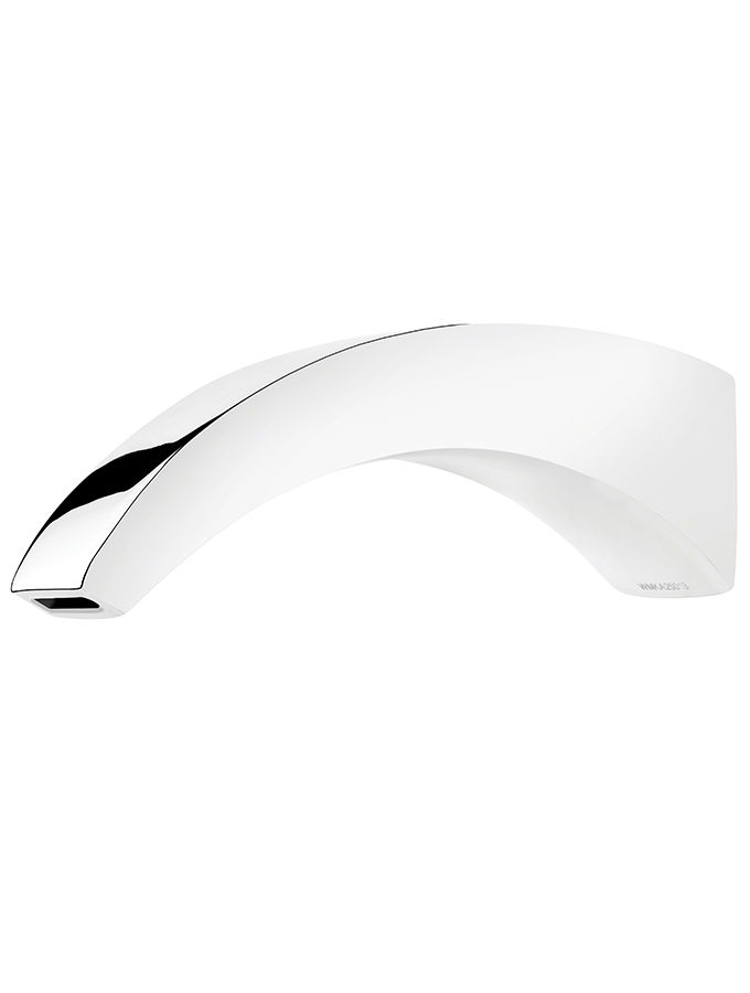 680x900 solitaire whitechrome bath spout