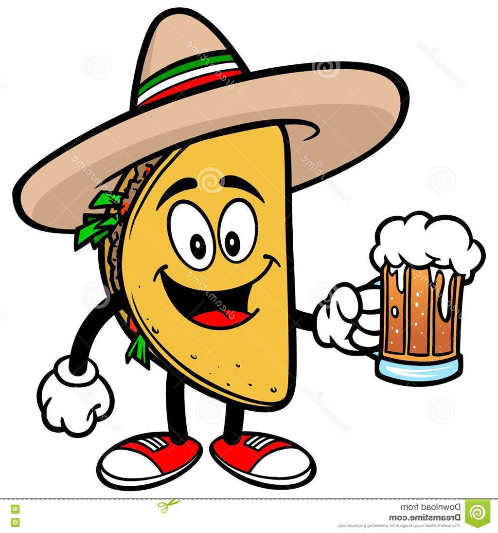 1024x1094 Simple Taco Clipart Beer Vector Hand Drawing