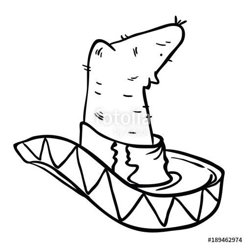 500x500 Sombrero Black Stock Image And Royalty Free Vector