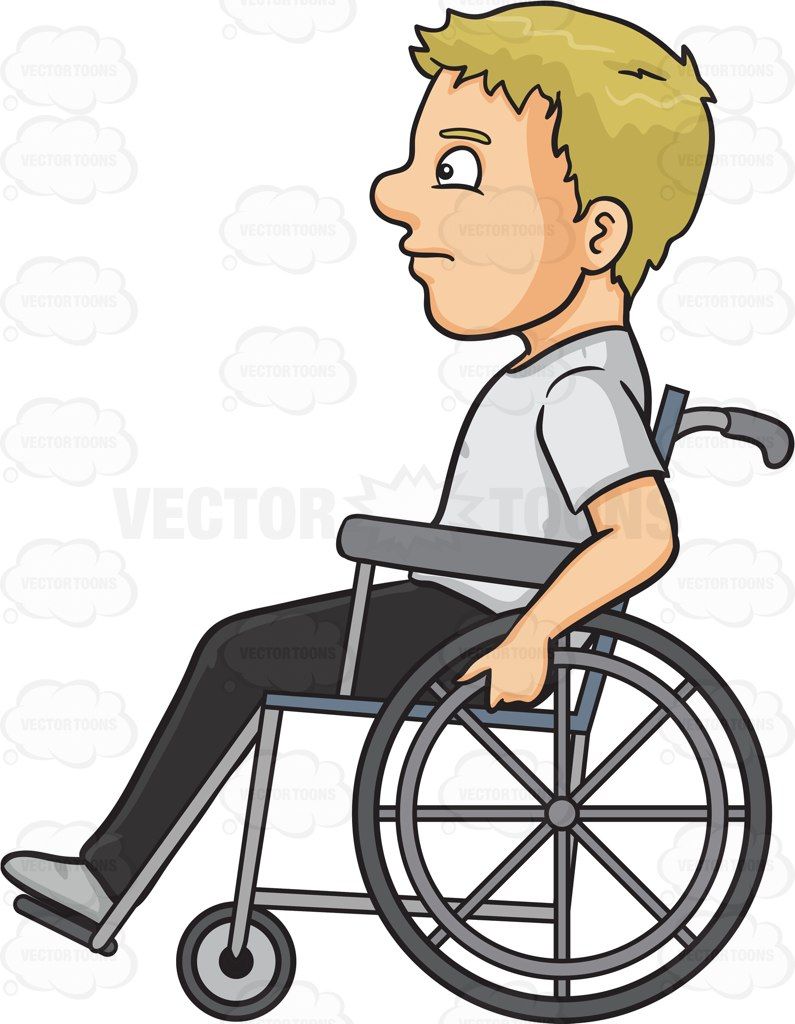 795x1024 A Man In A Wheelchair
