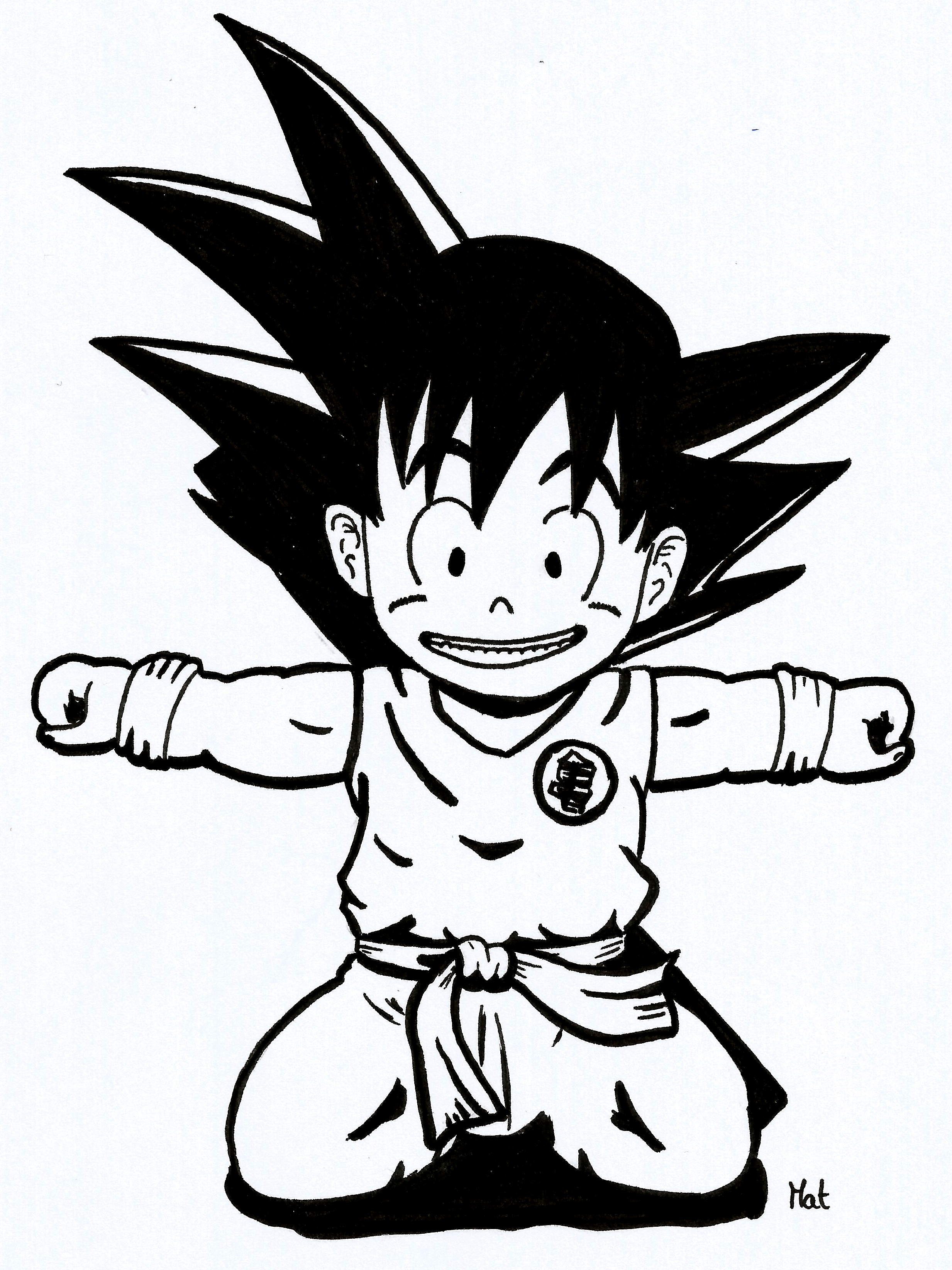 2466x3288 Son Goku