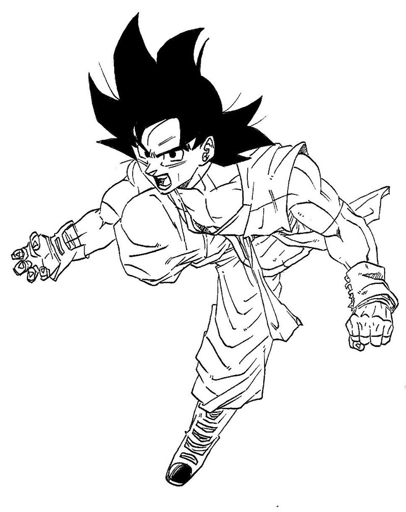796x1003 Son Goku Fan Art