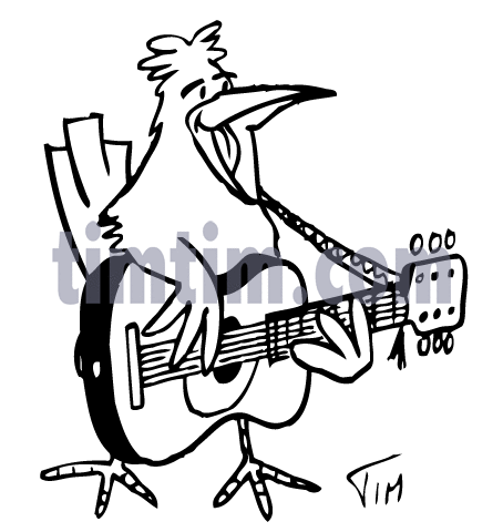 454x480 Free Drawing Of A Song Bird Bw From The Category Dance Music