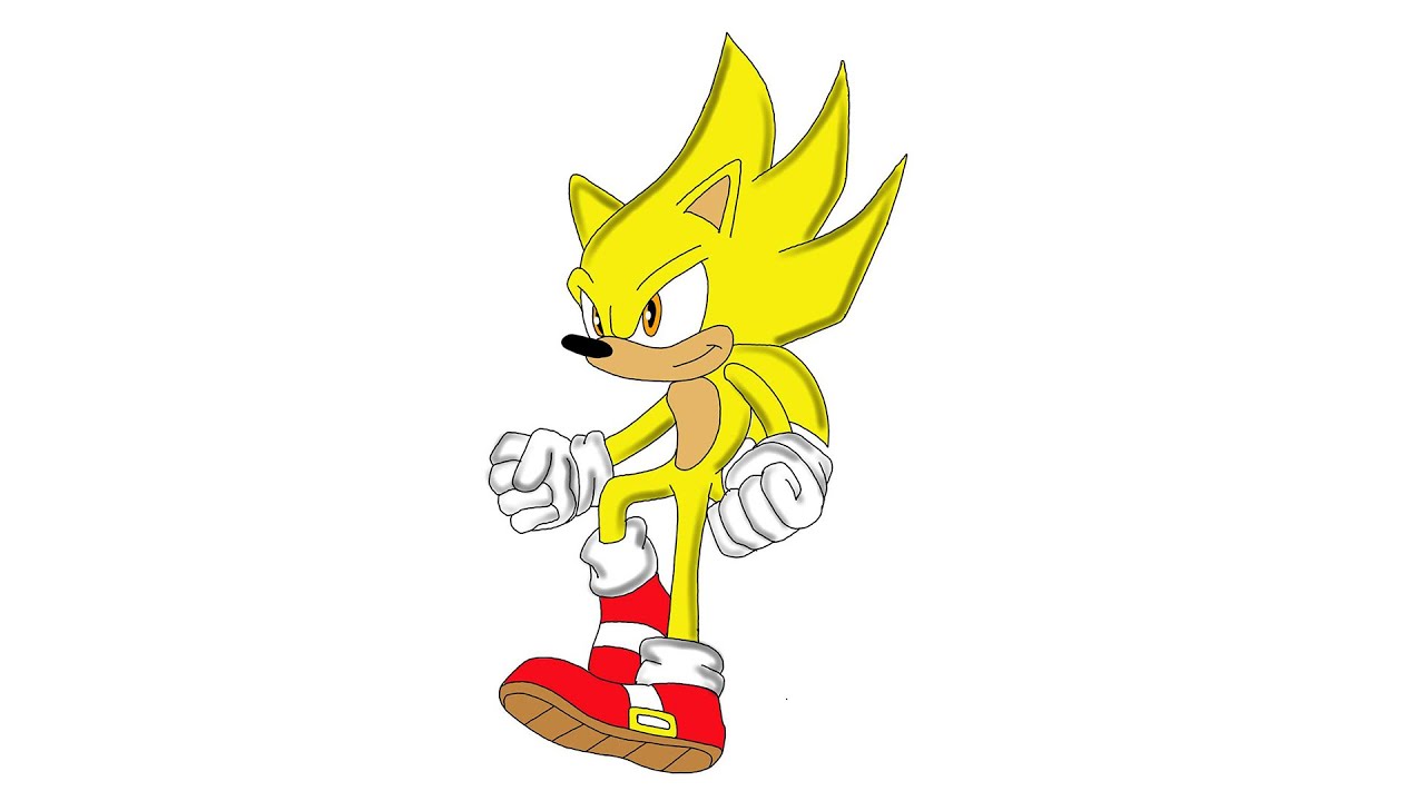 1280x720 How To Draw Super Sonic