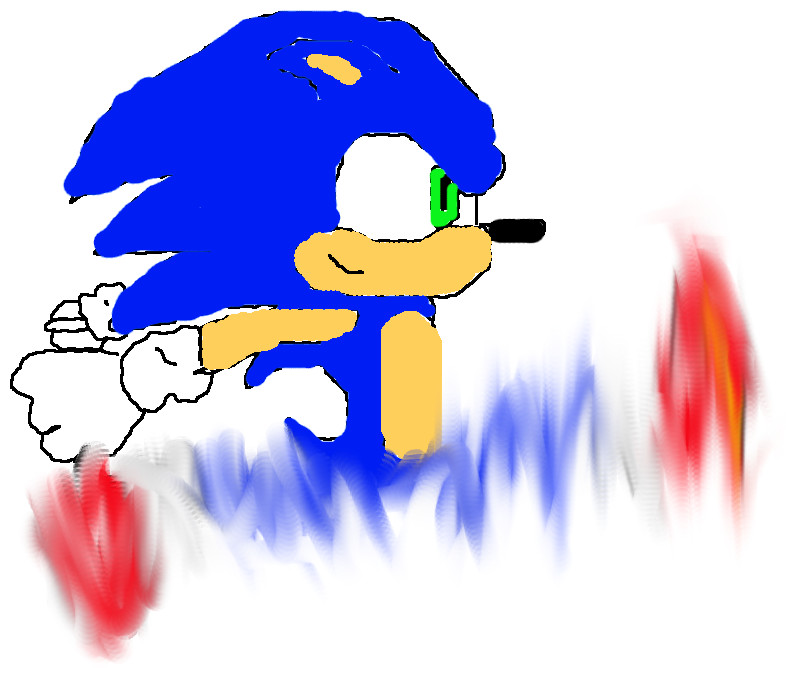 786x676 How To Draw Shadow The Hedgehog Running