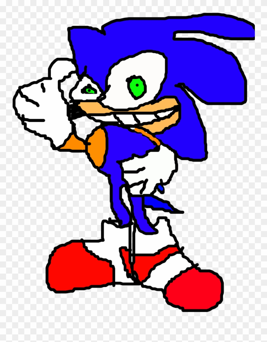 880x1125 I'm Good Drawing Sonic Fast Go Friend