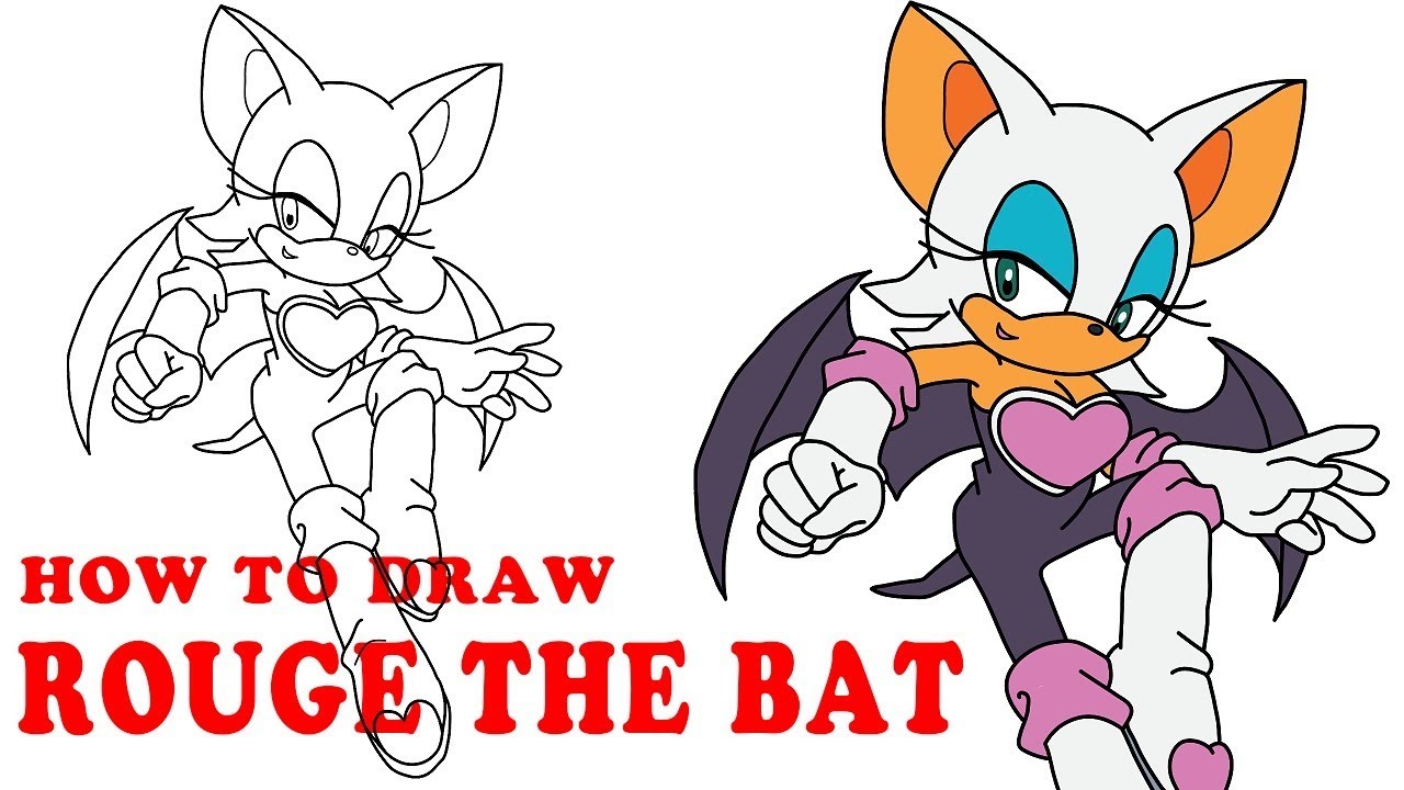 1280x720 sonic boom how to draw rouge draw sonic tutorials step