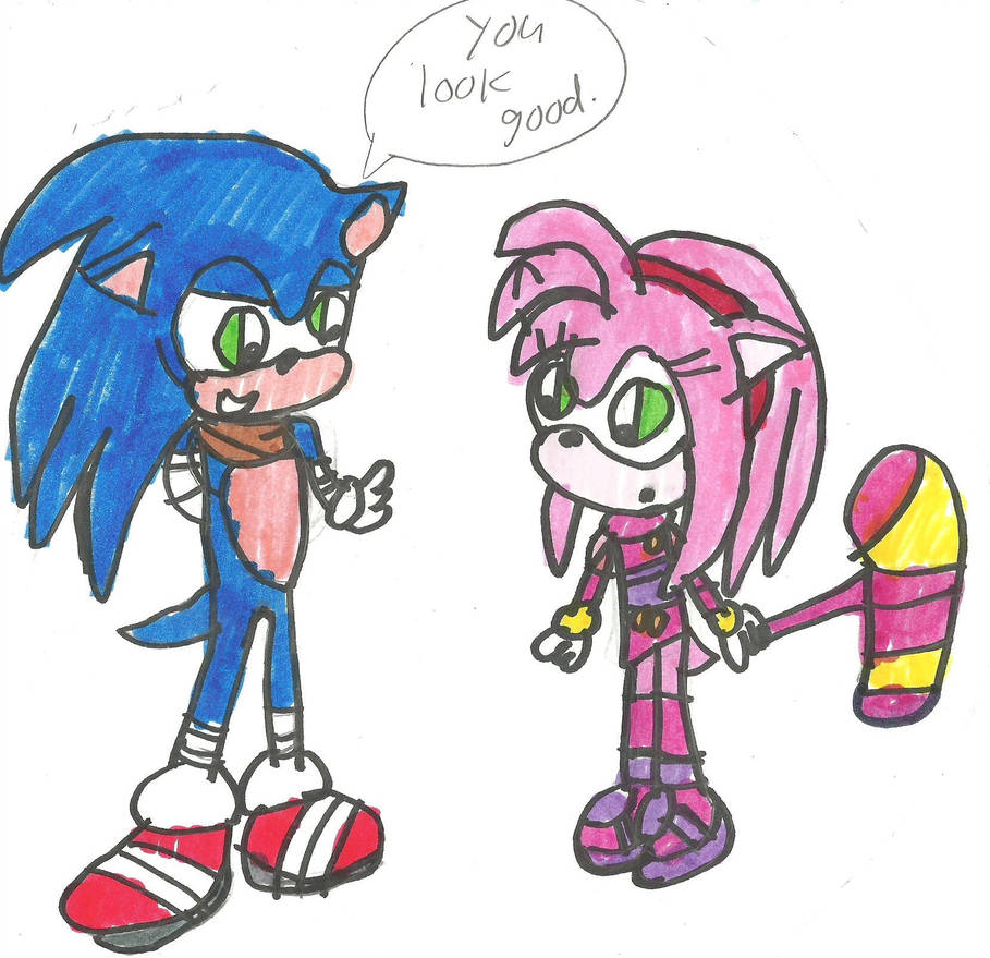 909x879 Sonic Boom Sonic And Amy