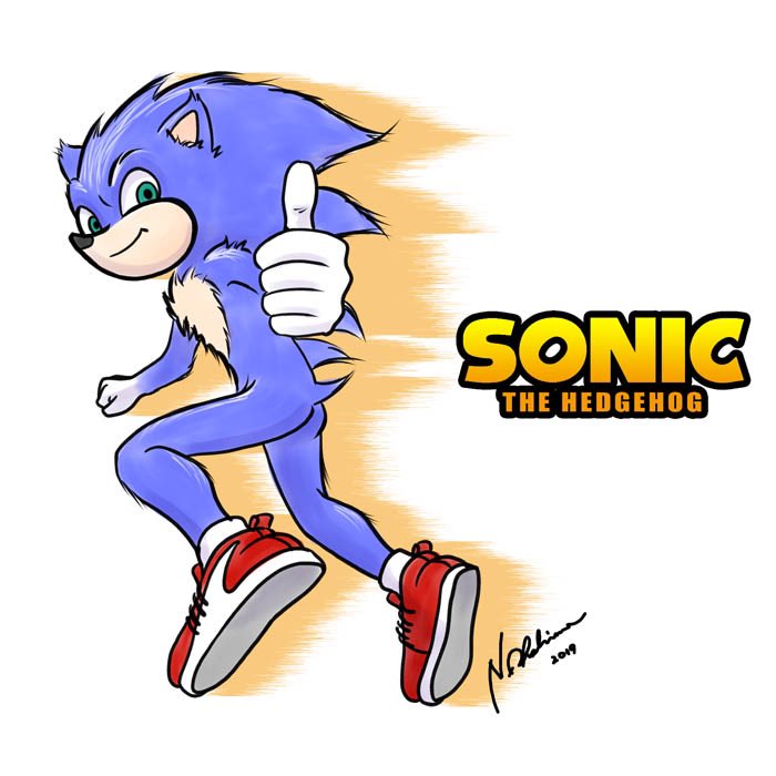 700x700 Sonic's Original Character Designer Shares A Drawing Of Movie