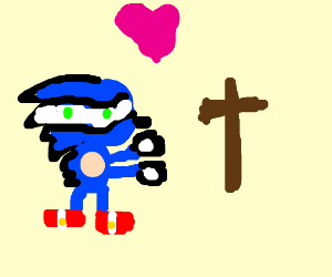 300x250 A Weird Sonic Drawing