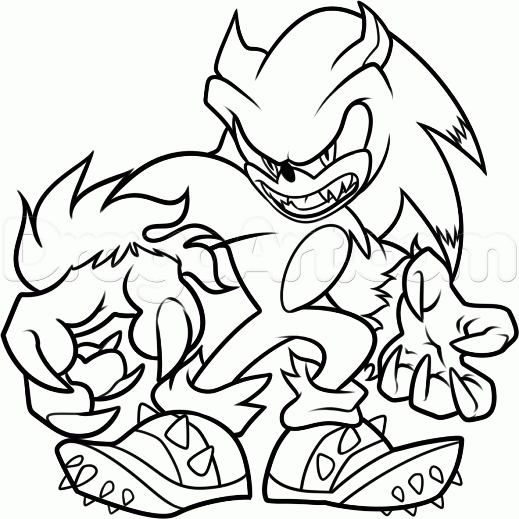 1024x1024 Coloring Pages Sonic Drawing Book At Getdrawings Com Free
