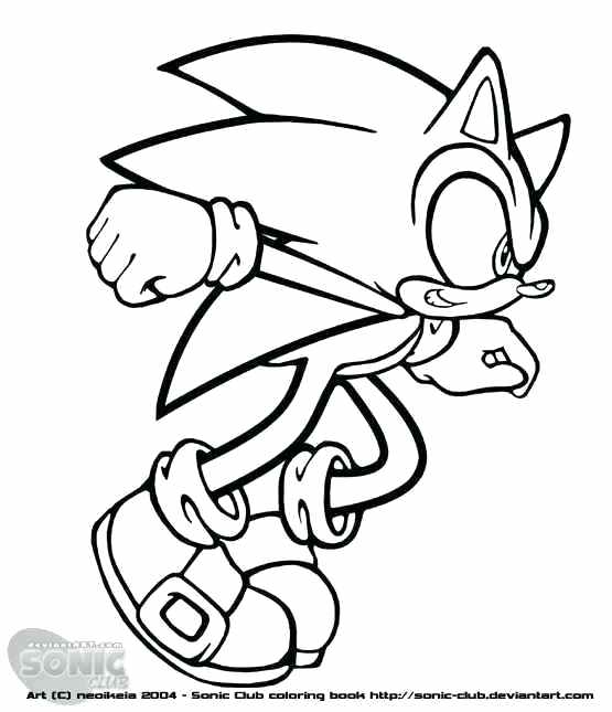 555x645 Sonic The Hedgehog Printable Coloring Pages Free Sonic