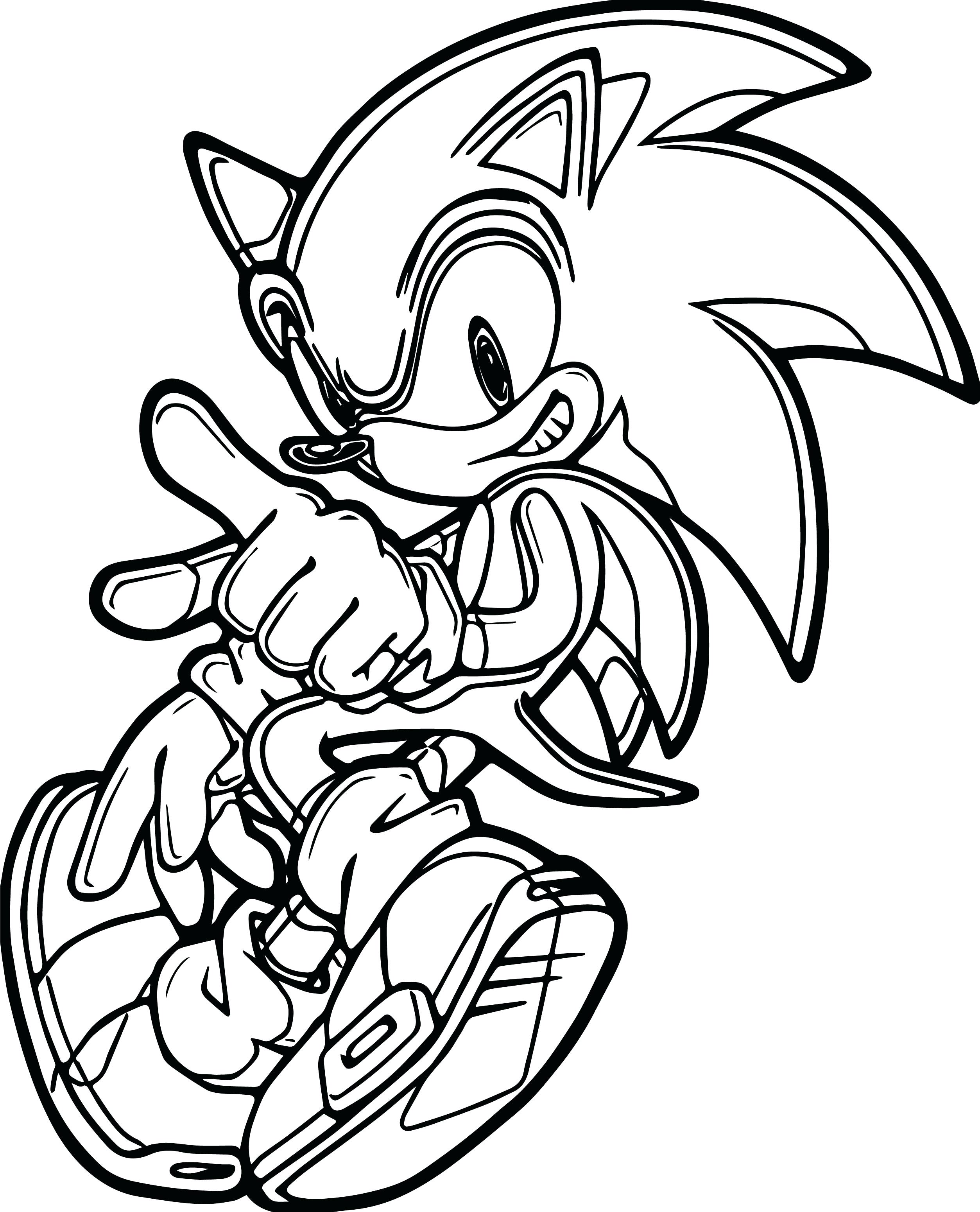 2507x3100 Coloring Sonic