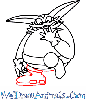 300x350 How To Draw Big The Cat From Sonic The Hedgehog