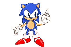 300x200 How To Draw Sonic Step