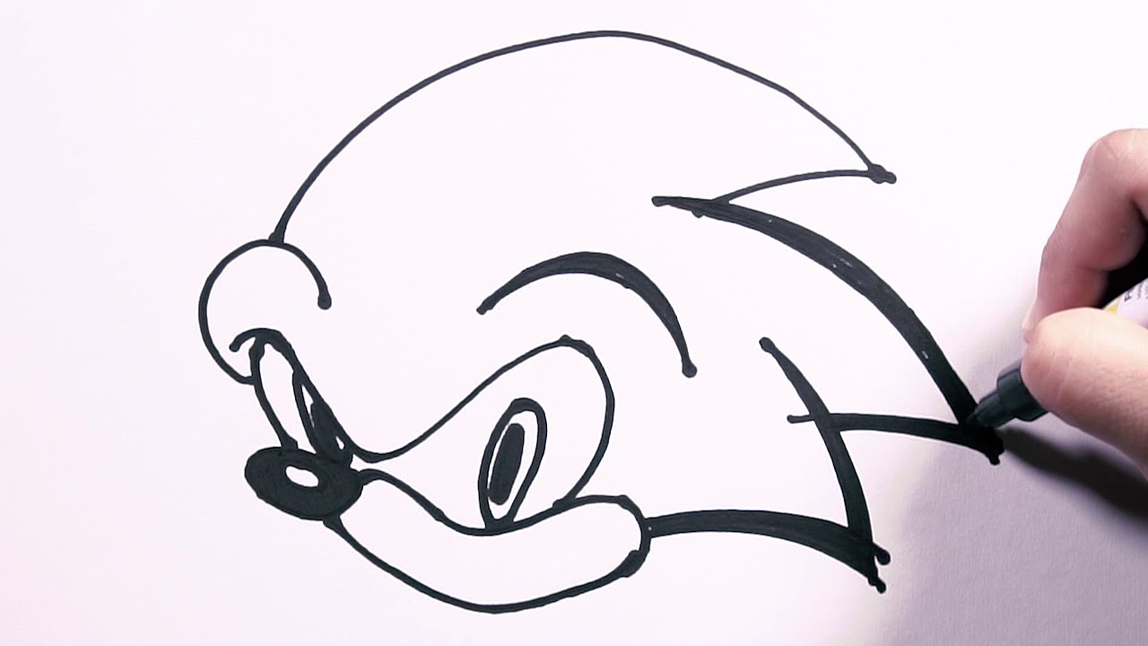 1280x720 How To Draw Sonic The Hedgehog