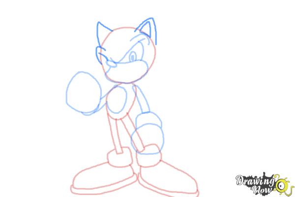 600x400 How To Draw Super Sonic