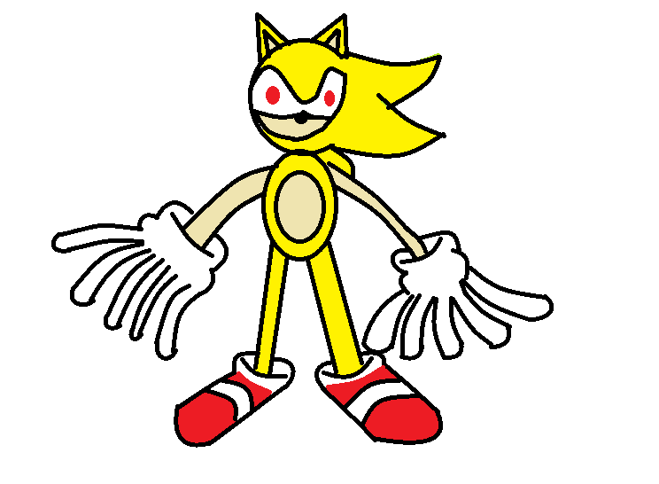 744x546 How To Draw Super Sonic From Sonic The Hedgehog Steps