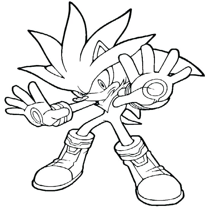 687x691 Sonic The Hedgehog Coloring