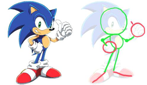 496x289 Drawn Sonic Artificialart