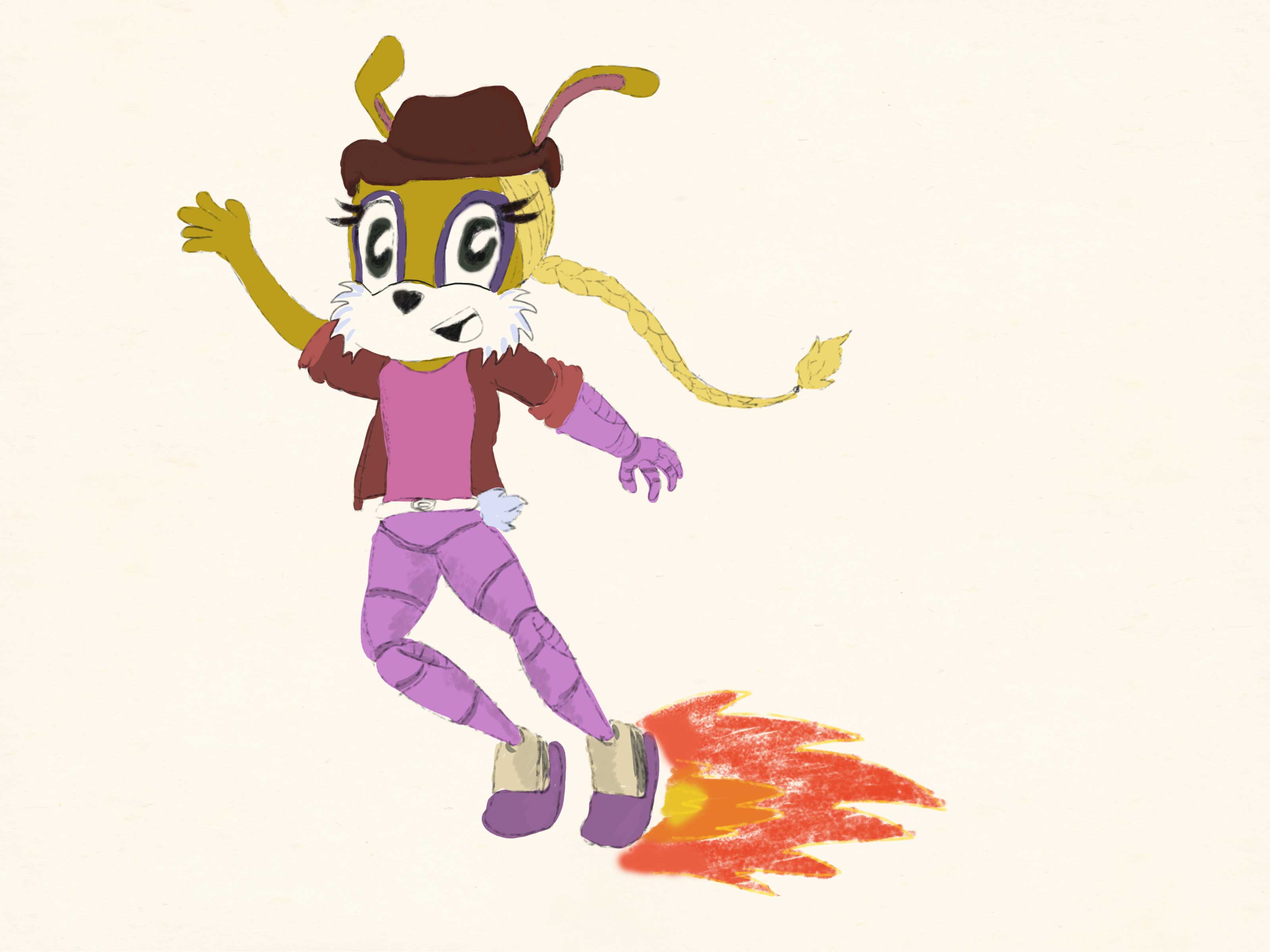 3200x2400 How To Draw Bunnie Rabbot From Sonic The Hedgehog Steps