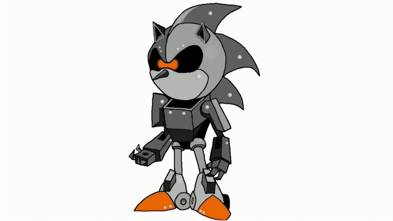 1280x720 How To Draw Silver Sonic Robot
