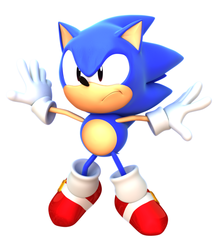 844x946 How To Draw Sonic From Sonic Cd