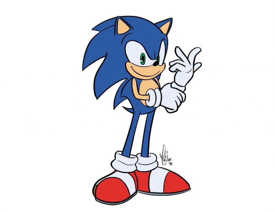 914x706 Learn To Draw Sonic In Easy Steps