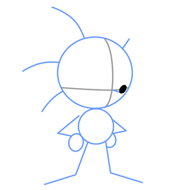 260x272 How To Draw Sonic The Hedgehog