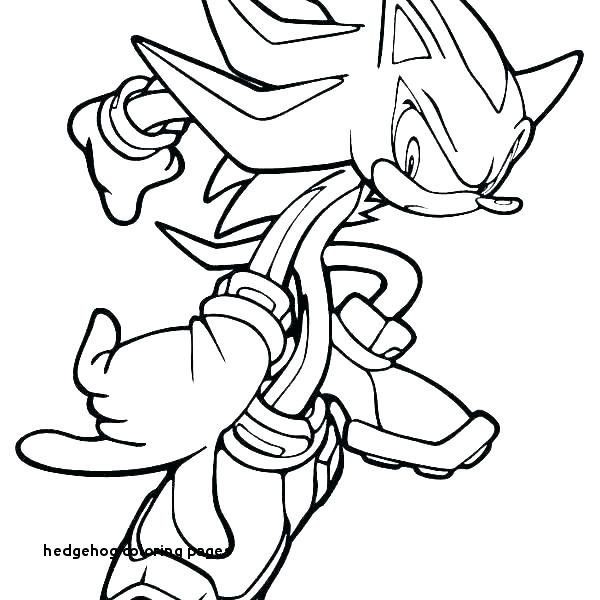 600x600 Luxury Super Sonic Hedgehog Coloring Pages
