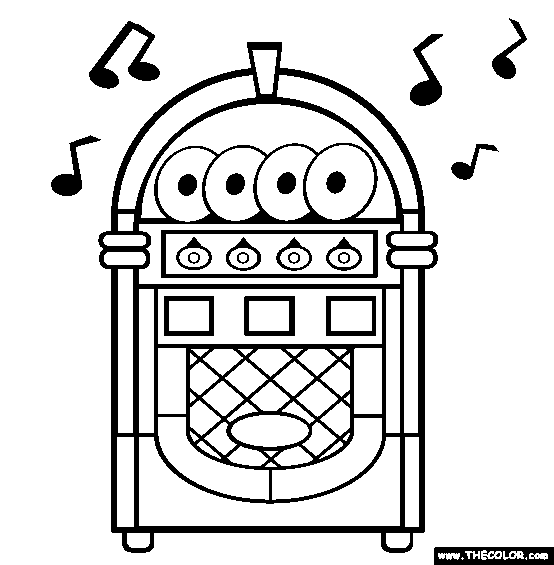 554x565 jukebox drawing easy for free download