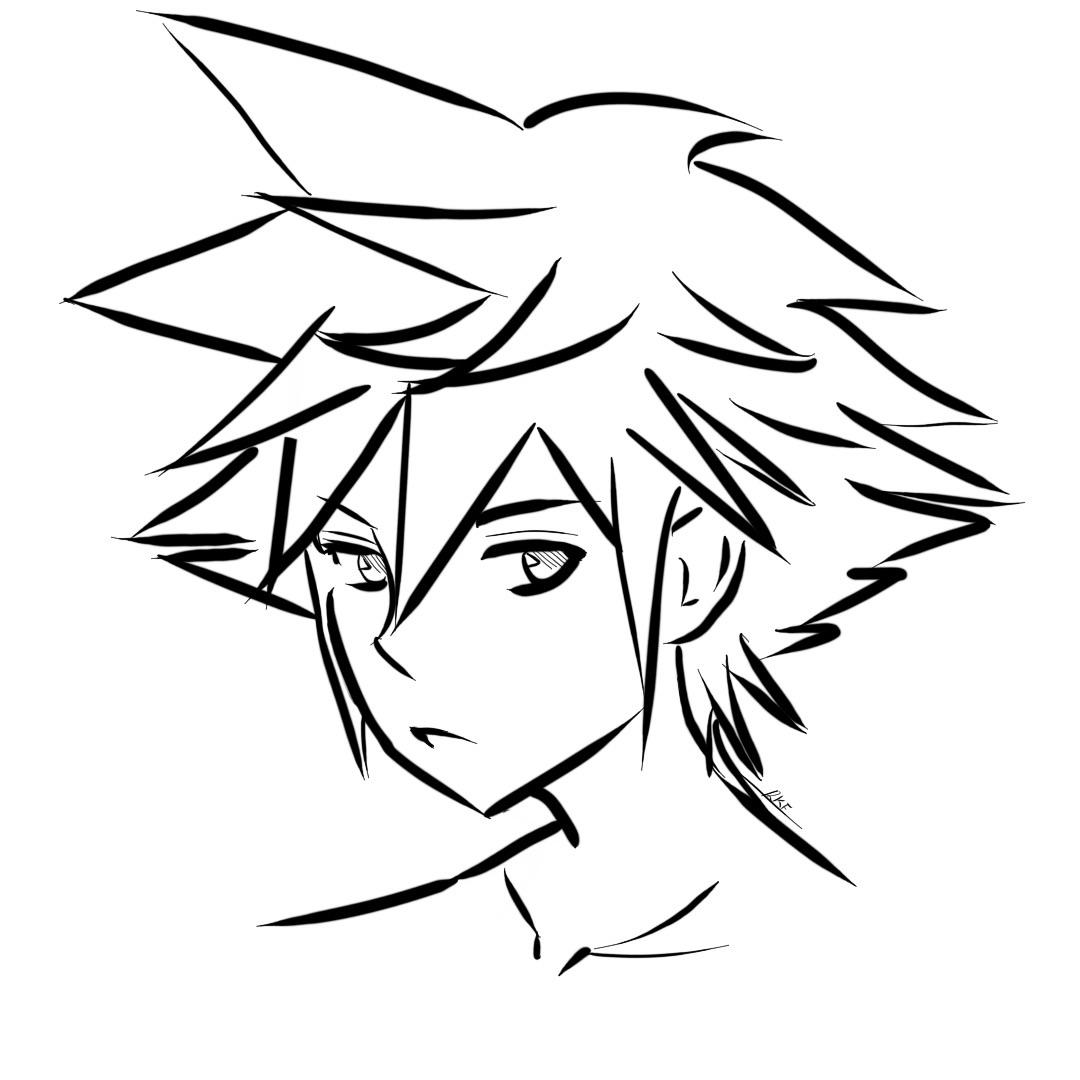 1080x1080 Media Quick Digital Sora Drawing Kingdomhearts