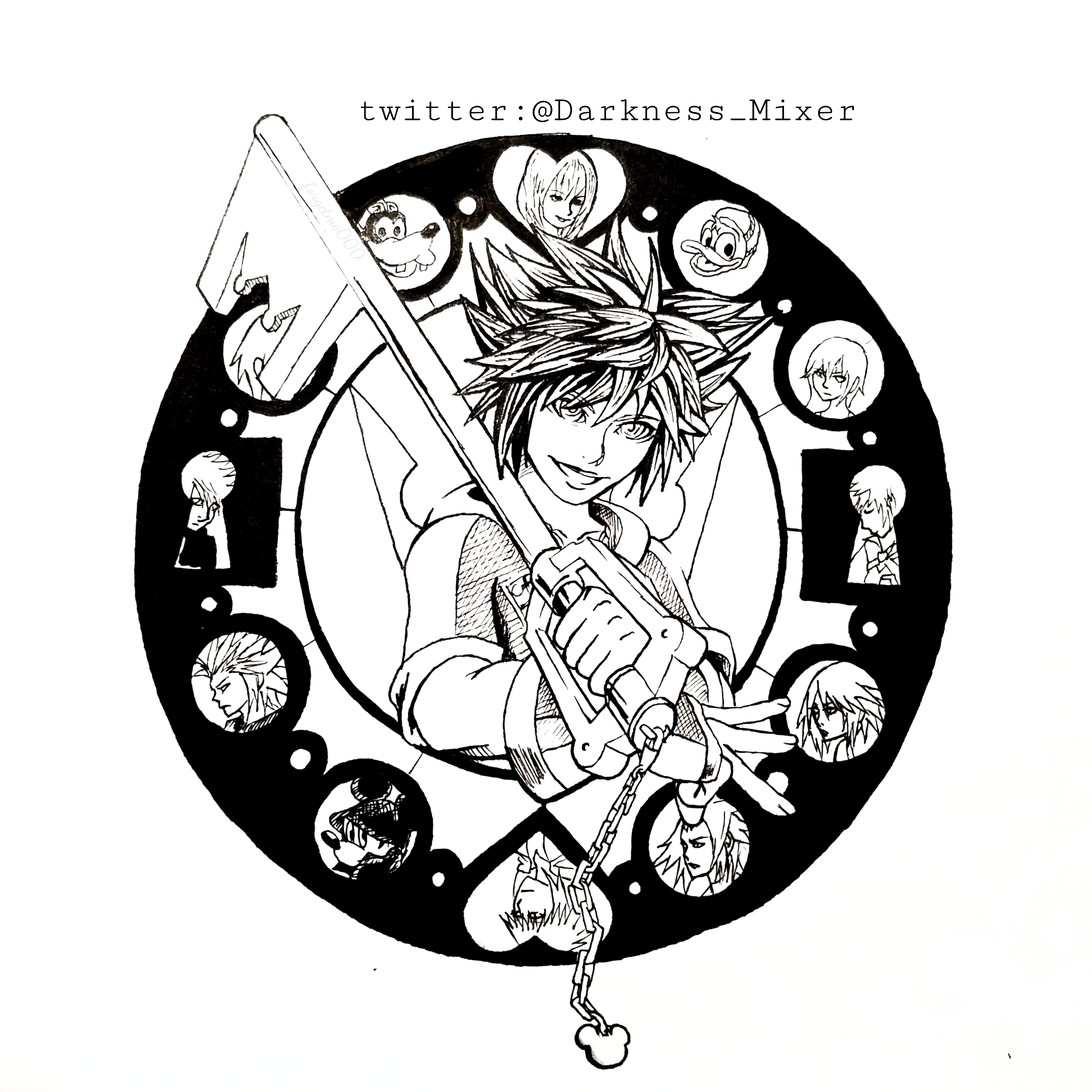 2560x2560 Sora Kingdoms Hearts