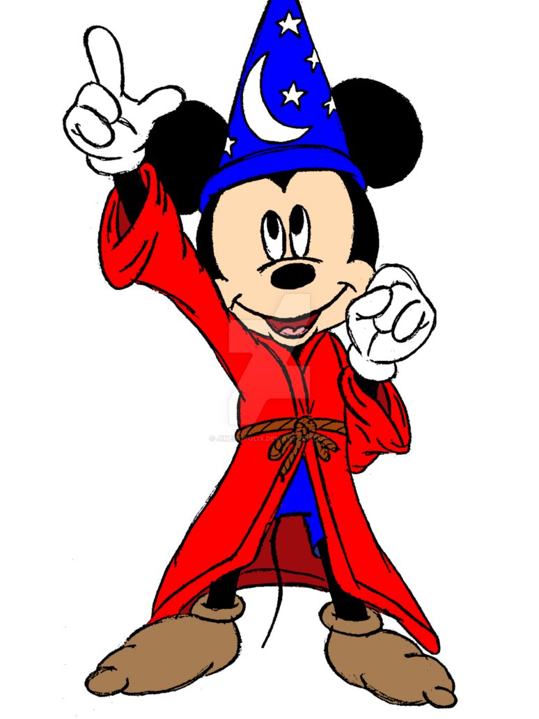 Sorcerer Mickey Drawing | Free download on ClipArtMag