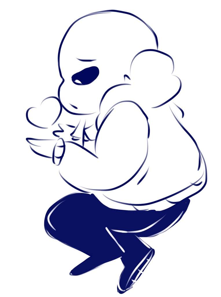 764x1024 Smol Sanssans Soul Drawing Undertale Amino