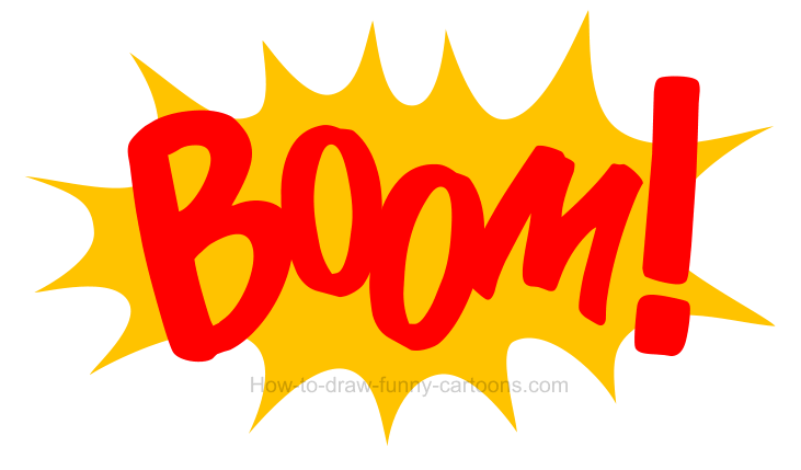 731x429 How To Draw A Cartoon Sound Effect