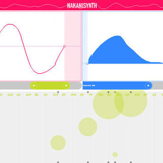 320x320 the application's interface showing the sound wave drawing area