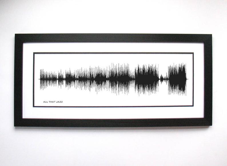 794x581 broadway lover all that jazz sound wave art from chicago etsy