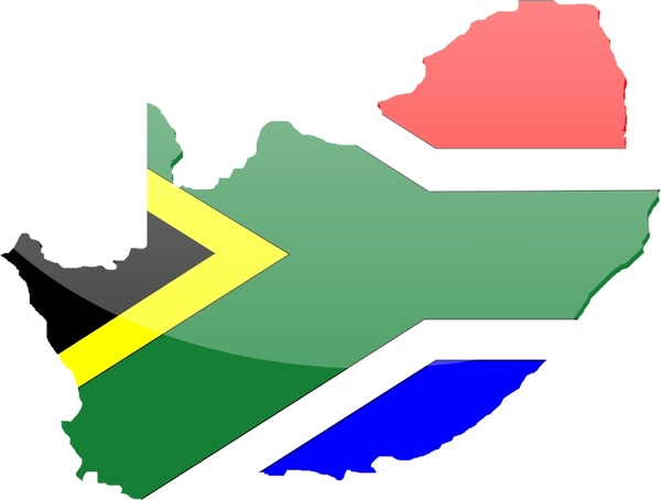 600x454 South African Flag Free Vector In Open Office Drawing